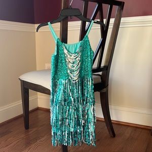 Dance costume- teal color